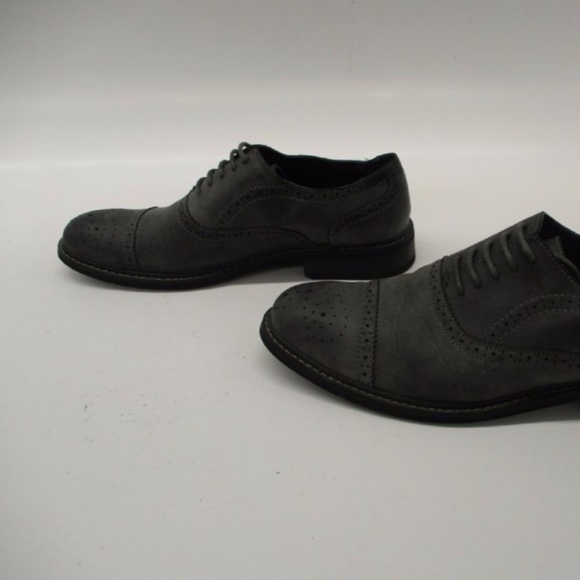 Perry Ellis Portfoli Grey Oxford Cap Toe Grey Shoe main image 6